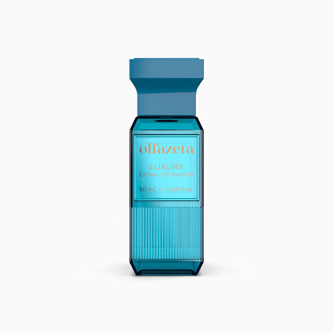 Olfazeta Luxury extrato de perfume frasco azul